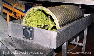 Pea sorting machine