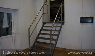 Stainless steel stairs for establishment﻿﻿